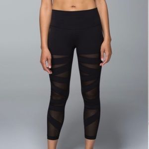 Lululemon High Times Crop *Tech Mesh